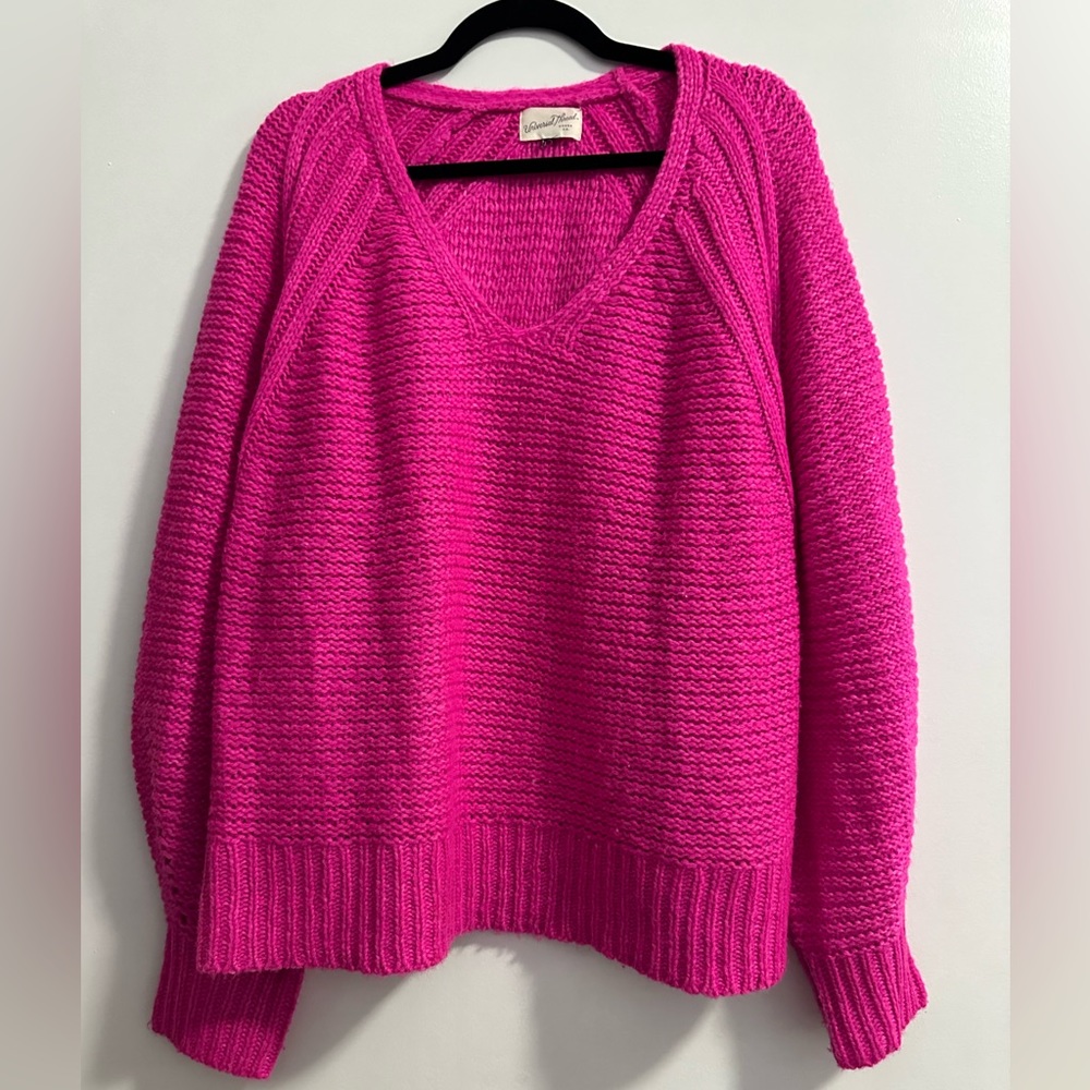 Pink oversized sweater